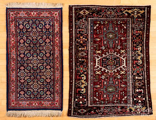Two Hamadan mats.