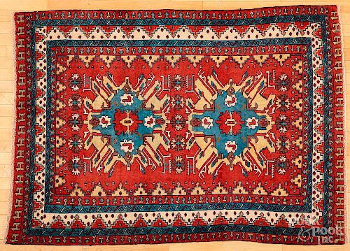 Semi antique Kazak style carpet