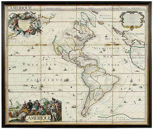 Jean Covens Map L'Amerique
