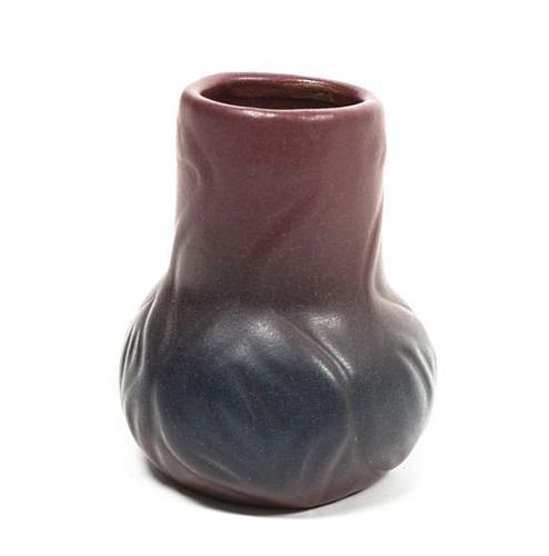 A Van Briggle Pottery Vase, Height 3 7/8 inches.