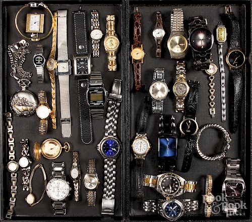 Assorted group of watches.