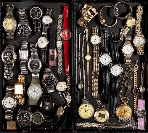 Assorted group of watches