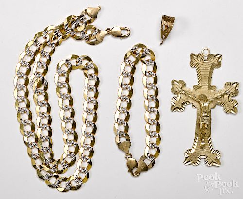Group of 10K gold jewelry