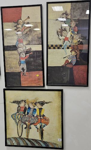 Group of six Graciela Rodo Boulanger prints and lithographs. 31" x 15" to 22" x 27" Provenance: From an estate in Lloyd Harbor, Long...