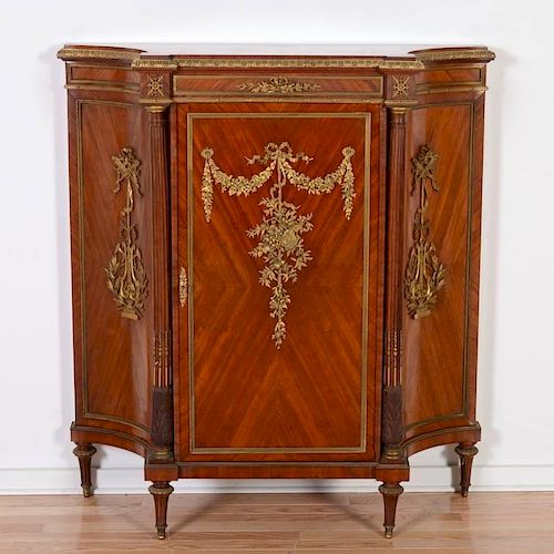 Louis XVI style cabinet attributed to F. Linke