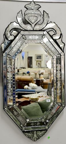 Venetian mirror. 55" x 25"