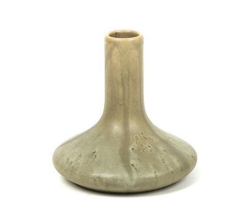 A Clifton Pottery Ceramic Vase, Height 4 1/2 inches.