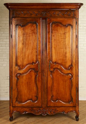 MID 19TH C. FRENCH ARMOIRE CABRIOLE LEGS