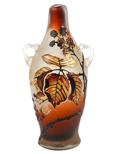 Mueller Art Glass Bud Vase