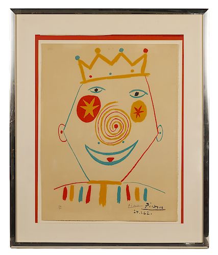 Pablo Picasso Lithograph 'Le Clown'