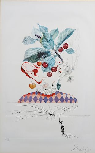 Salvador Dali 'Les Fruits Cherries'