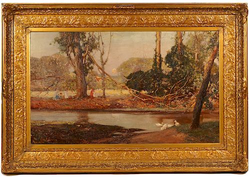 Harry Watson English Landscape Oil Painting