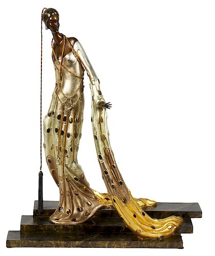 Erte Bronze 'Melisandre' Gilt Bronze Figure