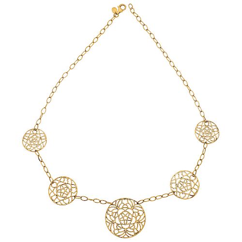 TOUS 18K yellow gold necklace.