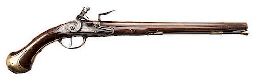 French Flintlock Horseman's Size Pistol 