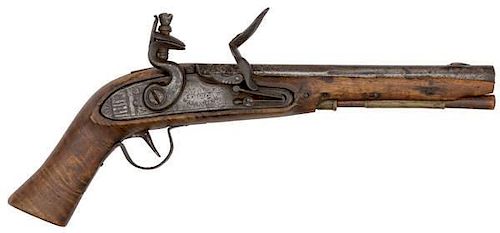Flintlock Kentucky Pistol 