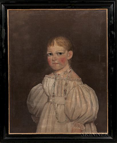 American School, Mid-19th Century    Portrait of Eleanor Neller