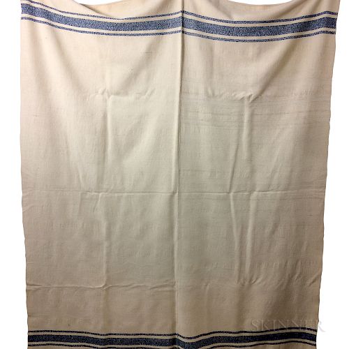 Four 19th Century Wool Blankets.  Estimate $100-200