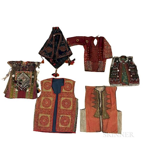 Six Turkoman Vests