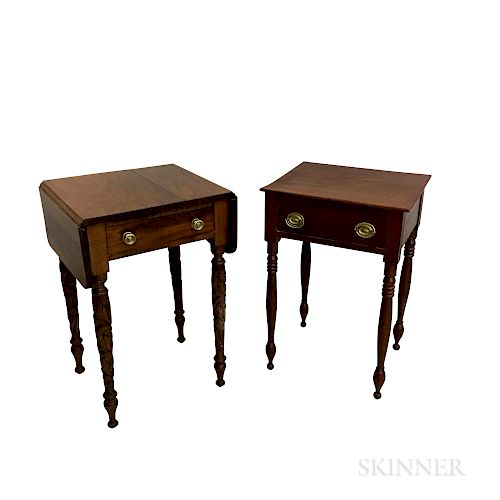 Two 19th Century One-drawer Stands