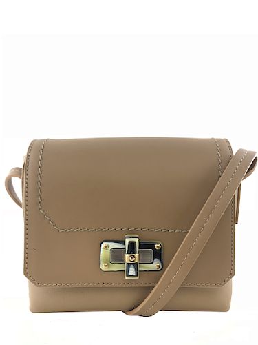 Lanvin Happy Edgy Leather Shoulder Bag  