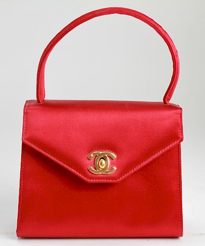Chanel Petite Satin Evening Bag