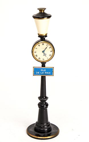 Jaeger LeCoultre "Rue de la Paix" Lamppost Clock