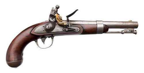 U.S. Model 1836 Flintlock Pistol by R. Johnson 
