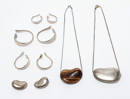 Silver Ear Cuffs & Kidney Bean Jewelry, 6