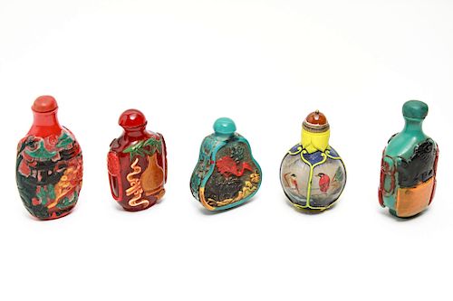 Chinese Snuff Bottles, Resin & Others, 5