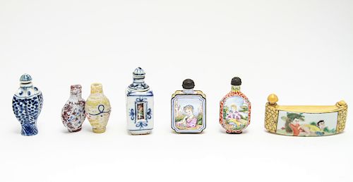 Chinese Erotica Snuff Bottles, Enamel & Others, 7