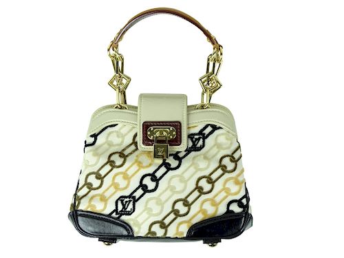 Louis Vuitton Velvet Charm Handbag