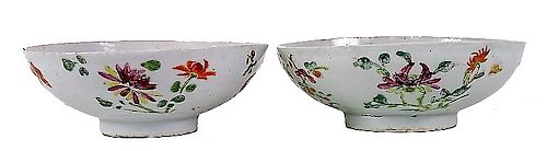 Pair of Chinese Hand Painted Porcelain Bowls