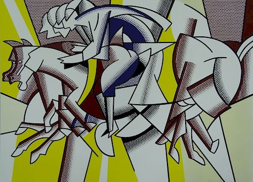 Roy Lichtenstein (AMERICAN, 1923–1997) "Horseman"
