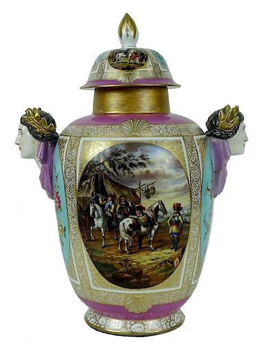 European 19th Century Old Paris Vase
