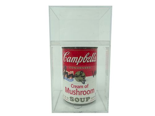 Andy Warhol Signed "Campbell Cream of Mushroom"