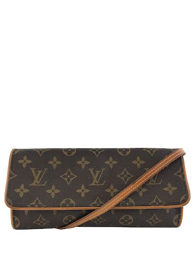  Louis Vuitton Monogram Canvas Pochette Twin GM Bag