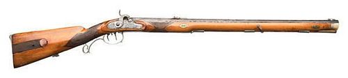 Engraved Jaeger Percussion Full-Stock Rifle 