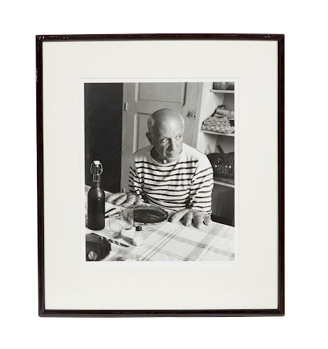 Gelatin Silver Print, Robert Doisneau (1912-1994), "Les Pains De Picasso 1952