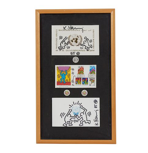 Keith Haring (1958-1990) United Nations Artwork