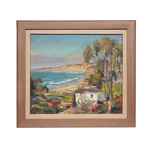 Painting, Carolus Verhaeren (1908-1956), "La Jolla"