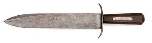 Early American Drop Point Bowie Knife 