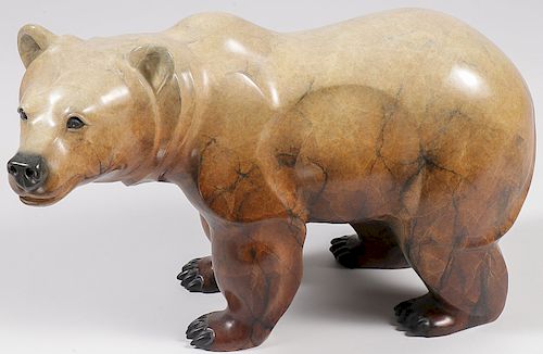 MARY REGAT BRONZE GRIZZLY BEAR