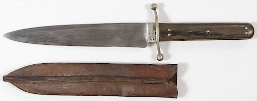 EARLY JOSEPH RODGERS & SON BOWIE KNIFE