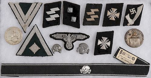GERMAN WWII SS RELATED INSIGNIA