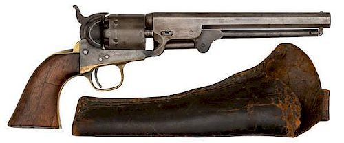 Colt Model 1851 Navy Revolver Inscribed to George Maledon, Deputy Sheriff, Fort Smith, Arkansas  