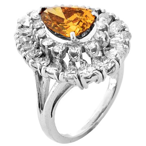 1.78ct Fancy Yellow Diamond Ring