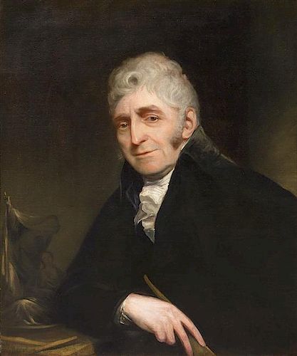Sir William Beechey, (British, 1753-1839), Portrait of Joseph Nollekens, R.A.