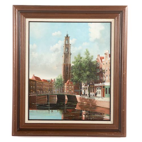 George Dispo. Amsterdam, Oil on Canvas