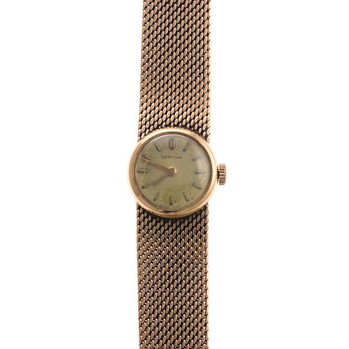 A Ladies 14K Wrist Watch by Certina